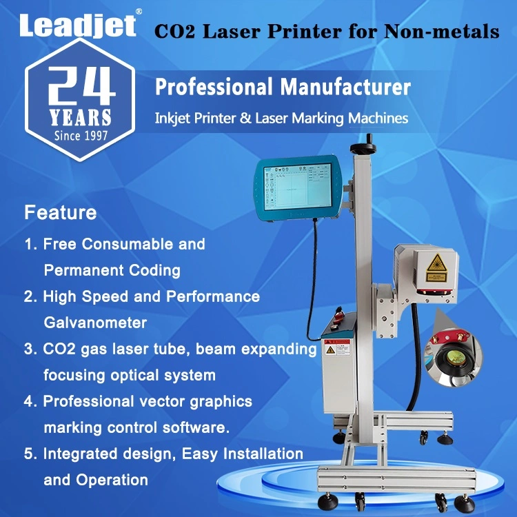 CO2 Laser Machine High Speed Non-Metal Printer Laser Coding Machine Price