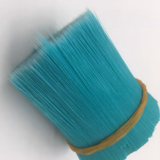 Натуральная белая пластиковая щетина имитирует твердые конические синтетические волокна для кистей для домашних животных.